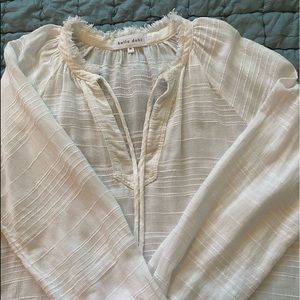 Bella Dahl women’s medium white gauze tunic